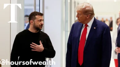 Zelensky and Putin,Trump and Zelensky’s Meeting