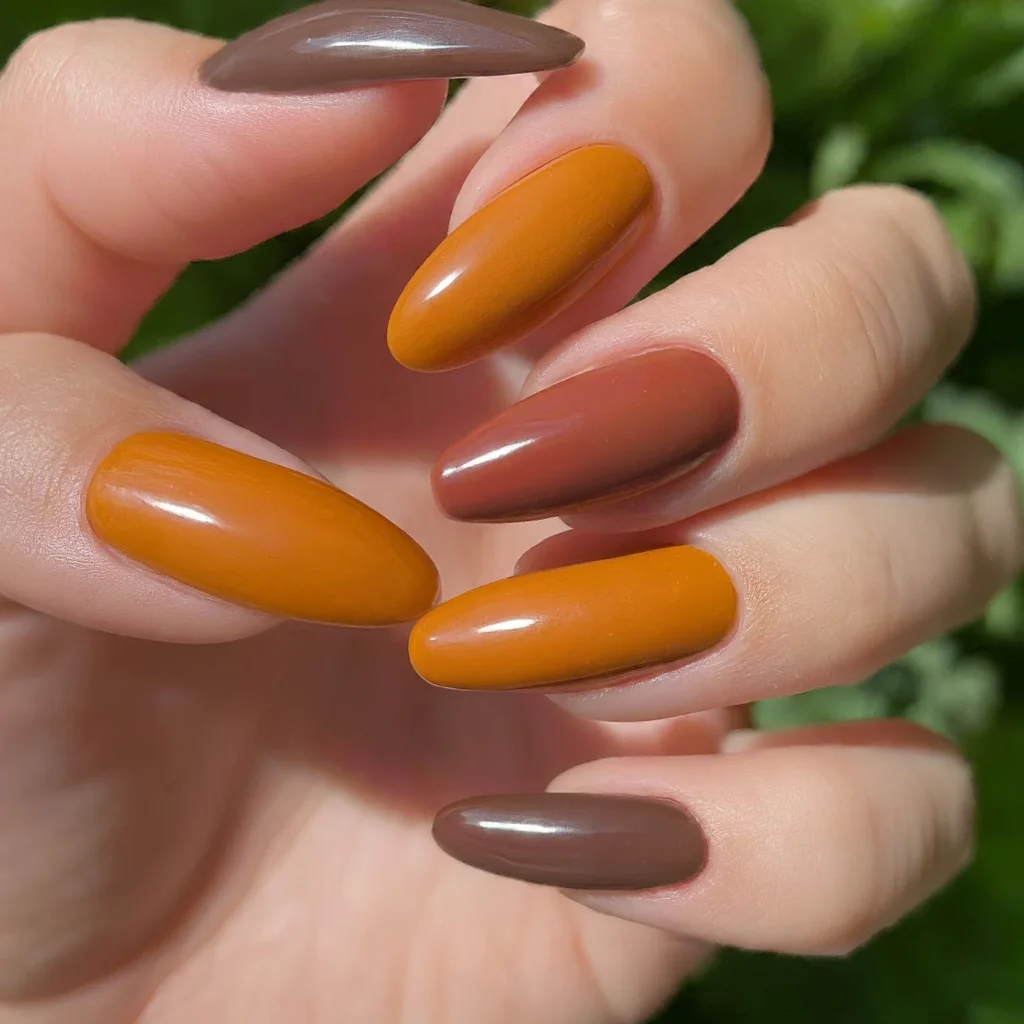 fall nail designs, fall nail colors, fall nail ideas, fall gel nail designs, fall nail art designs, simple fall nail designs