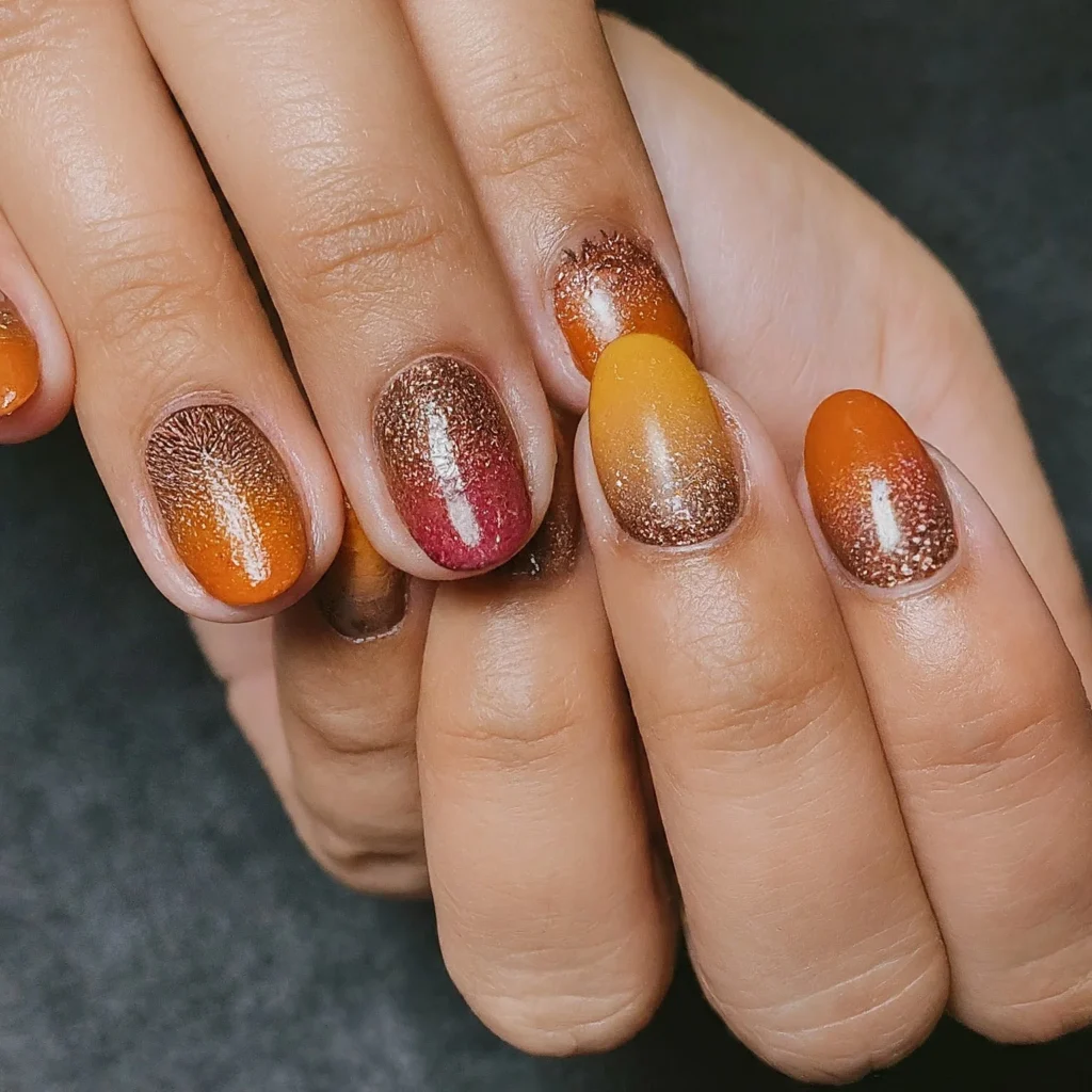 fall nail designs, fall nail colors, fall nail ideas, fall gel nail designs, fall nail art designs, simple fall nail designs