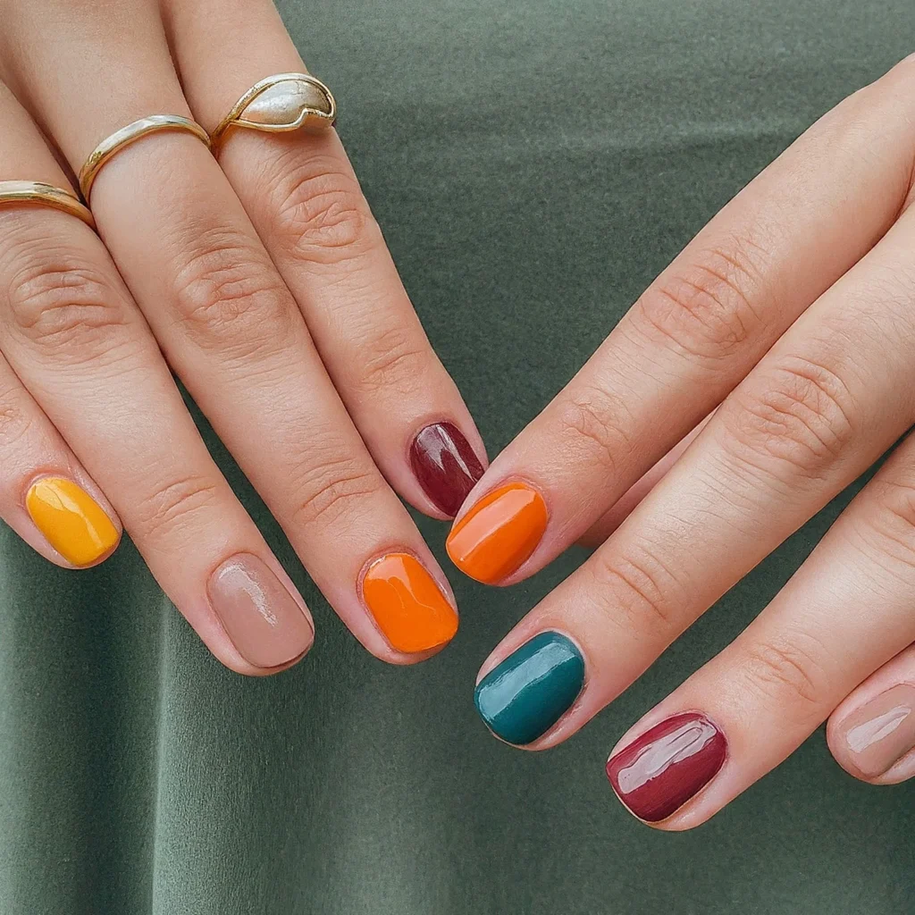 fall nail designs, fall nail colors, fall nail ideas, fall gel nail designs, fall nail art designs, simple fall nail designs