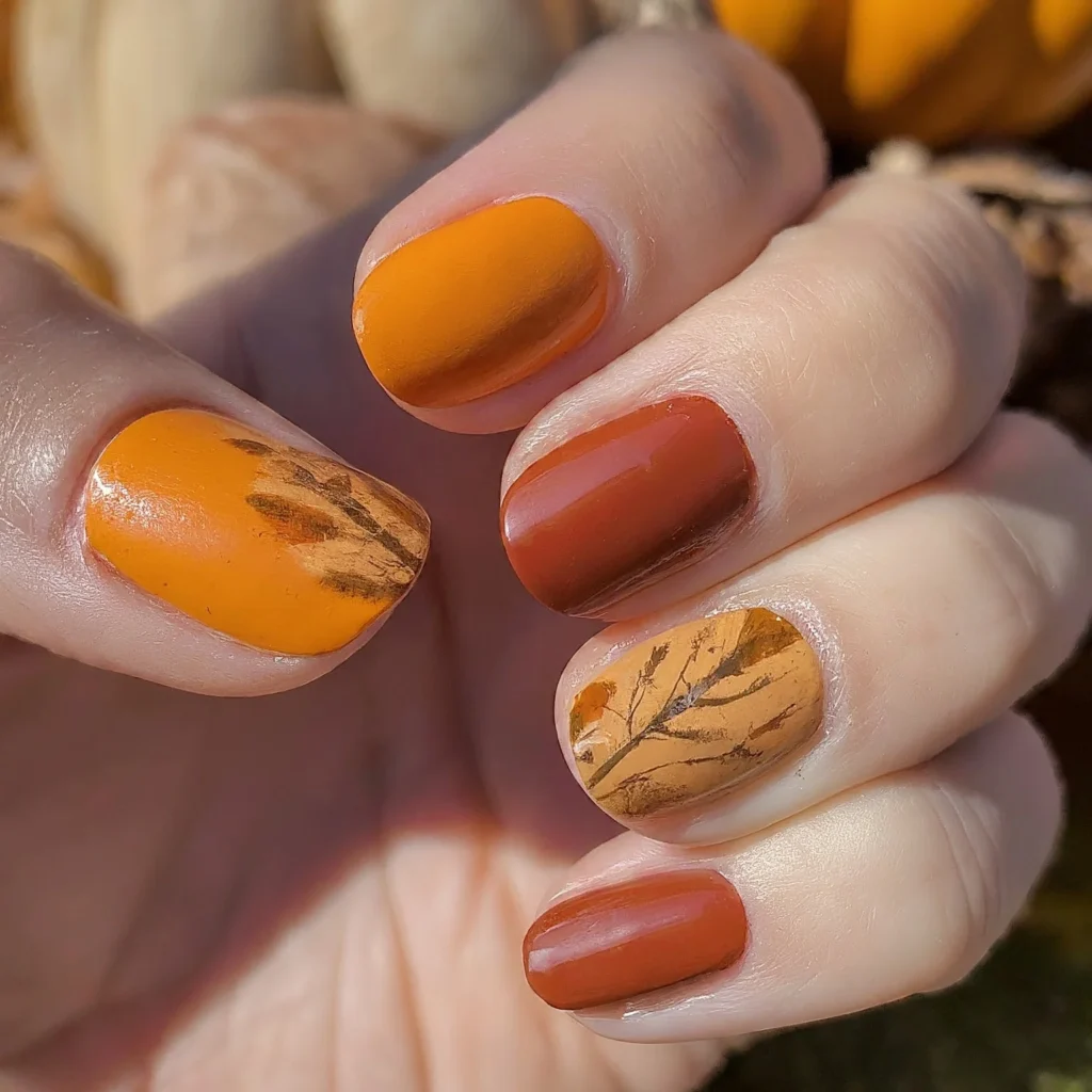 fall nail designs, fall nail colors, fall nail ideas, fall gel nail designs, fall nail art designs, simple fall nail designs