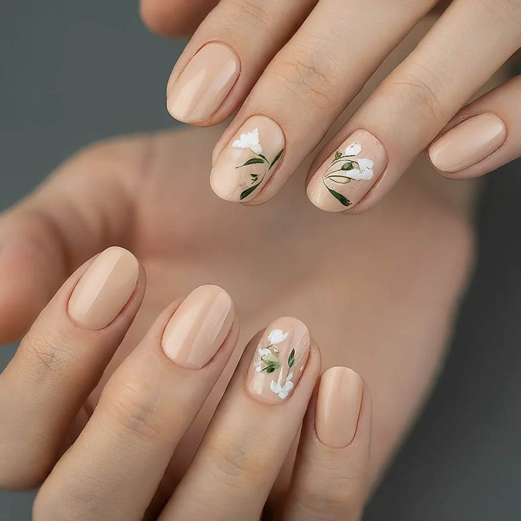 nude nail designs, nude nail art designs, nude nails ideas, nude nail designs 2024